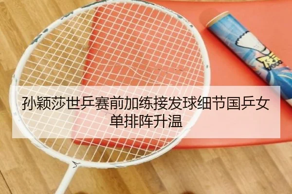 孙颖莎世乒赛前加练接发球细节国乒女单排阵升温